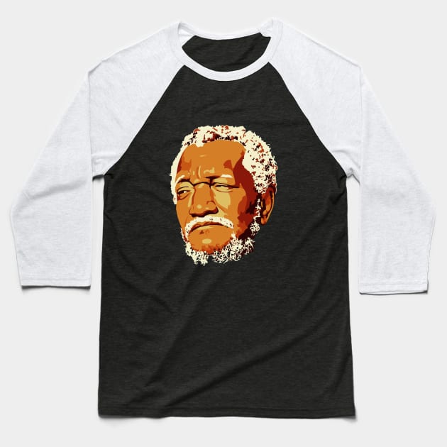 Fred Sanford - Vector Baseball T-Shirt by Olvera_Nattie